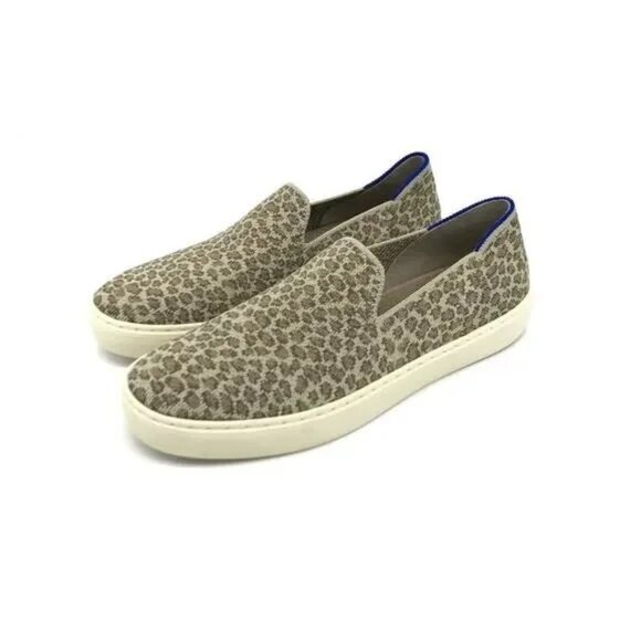 Rothy’s Shoes - Rothy’s The Original Slip On Sneaker in Pebble‎ Spot Stretch Closed Toe Sz 6